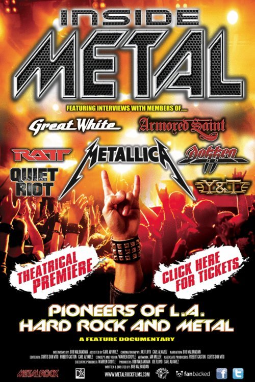 L'affiche du film Inside Metal: The Pioneers of L.A. Hard Rock and Metal