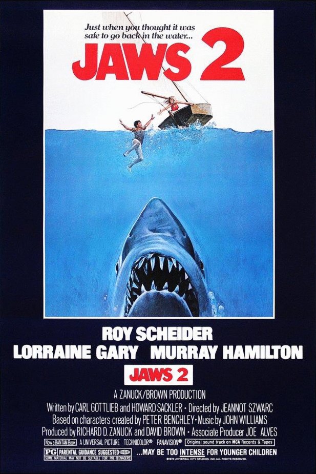 L'affiche du film Jaws 2