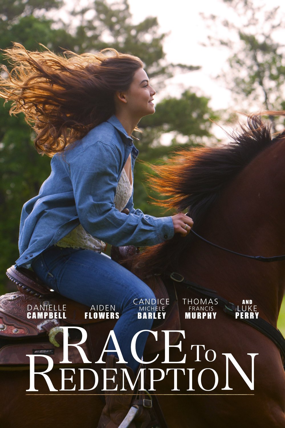 L'affiche originale du film Race to Redemption en anglais