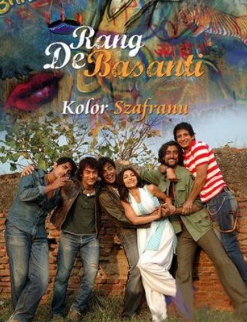 L'affiche originale du film Rang De Basanti en Hindi