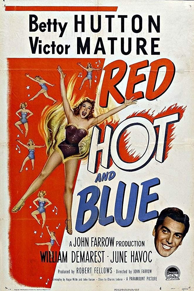 L'affiche du film Red, Hot and Blue