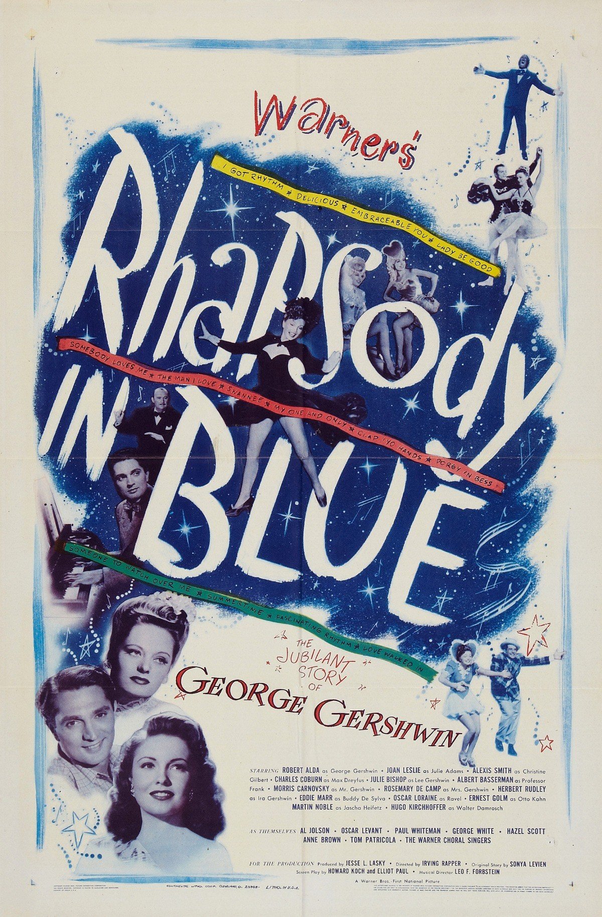 L'affiche du film Rhapsody in Blue
