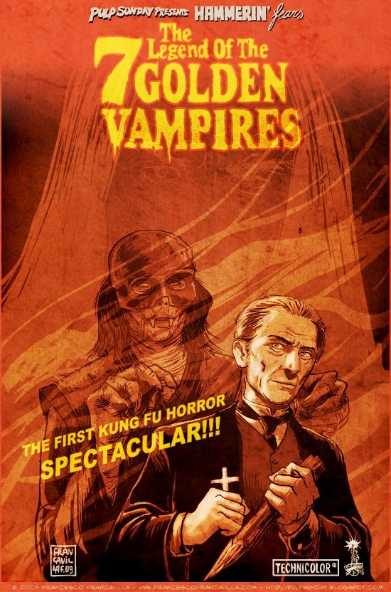 L'affiche du film The Legend of the 7 Golden Vampires