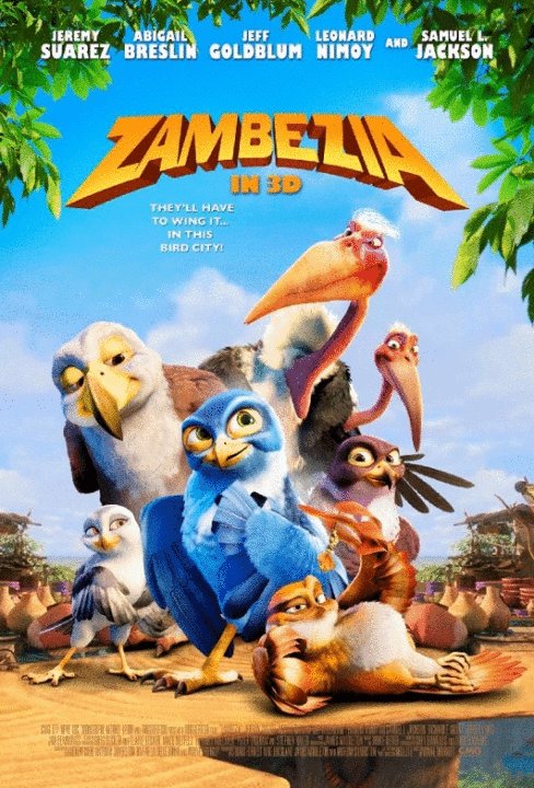 L'affiche du film Adventures in Zambezia