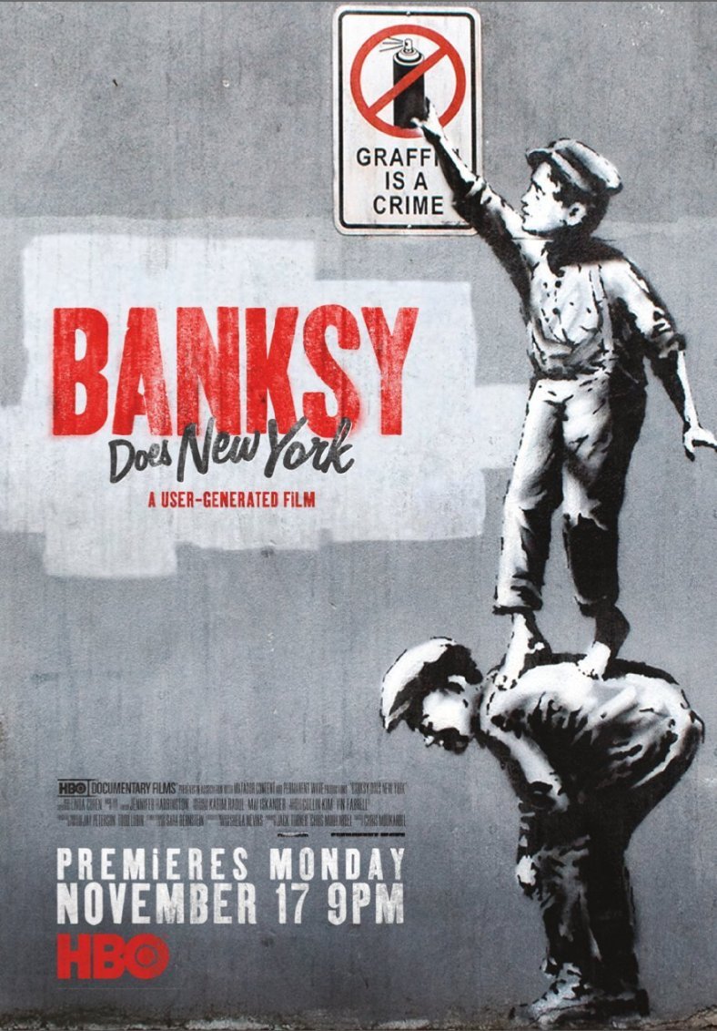 L'affiche du film Banksy Does New York