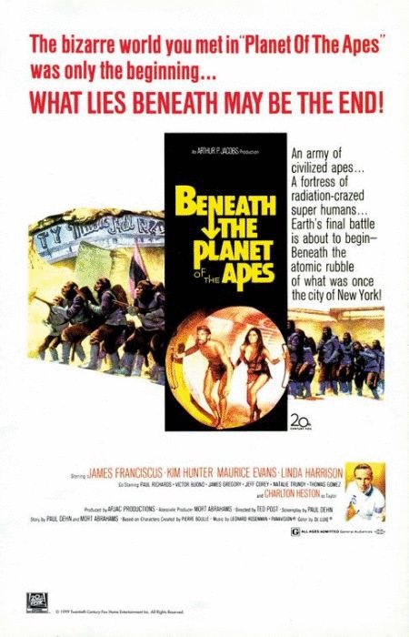 L'affiche du film Beneath the Planet of the Apes
