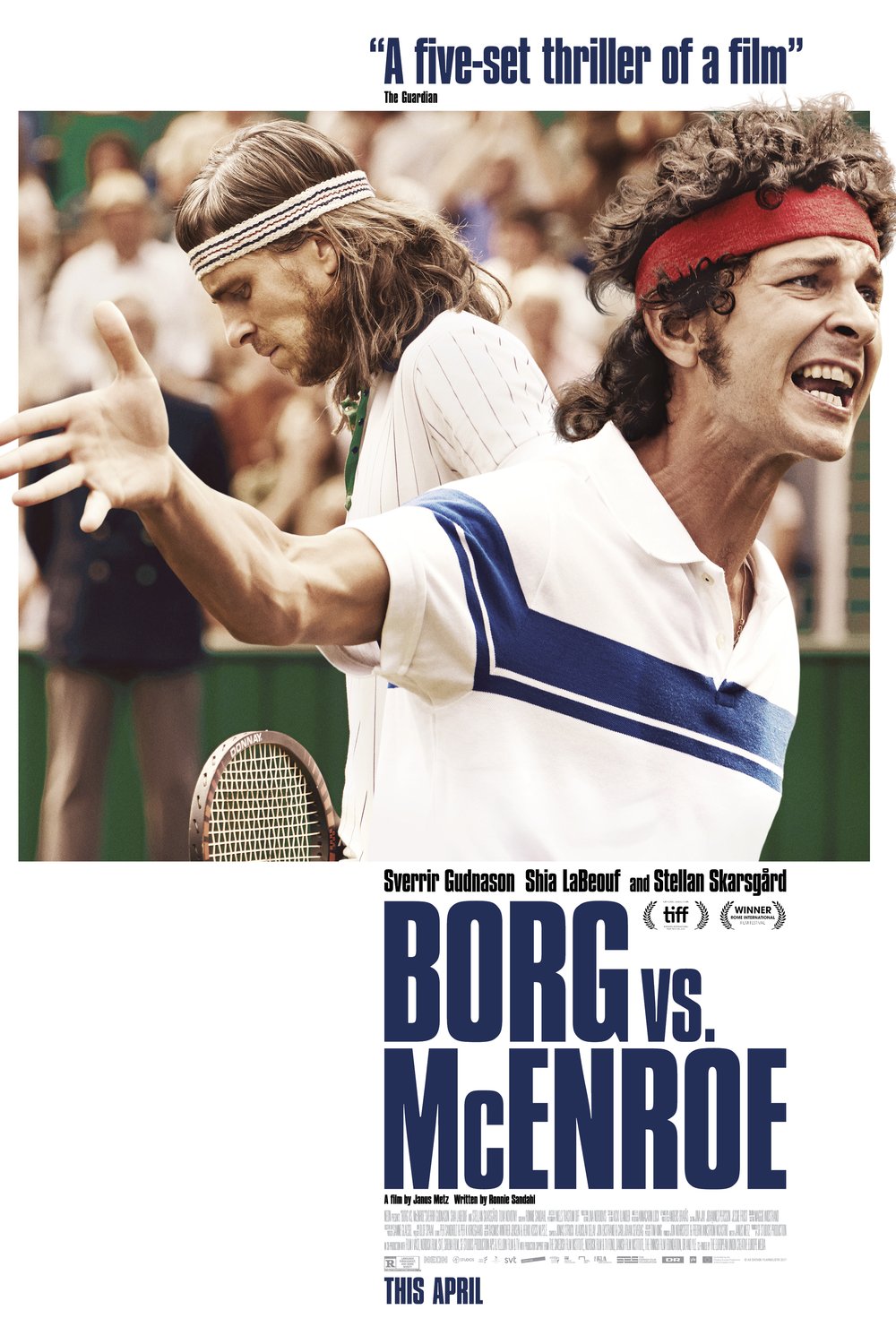 L'affiche du film Borg vs. McEnroe