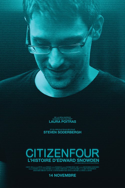 L'affiche du film Citizenfour: L'histoire d'Edward Snowden