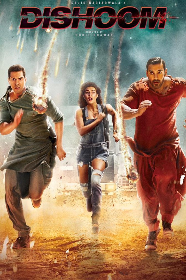 Hindi poster of the movie Dishoom
