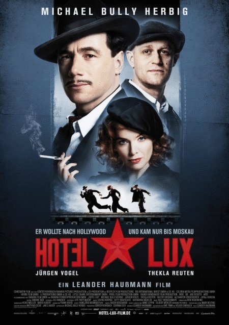 German poster of the movie Hotel Lux