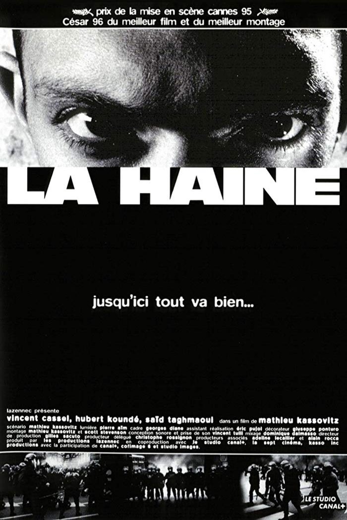 L'affiche du film La Haine