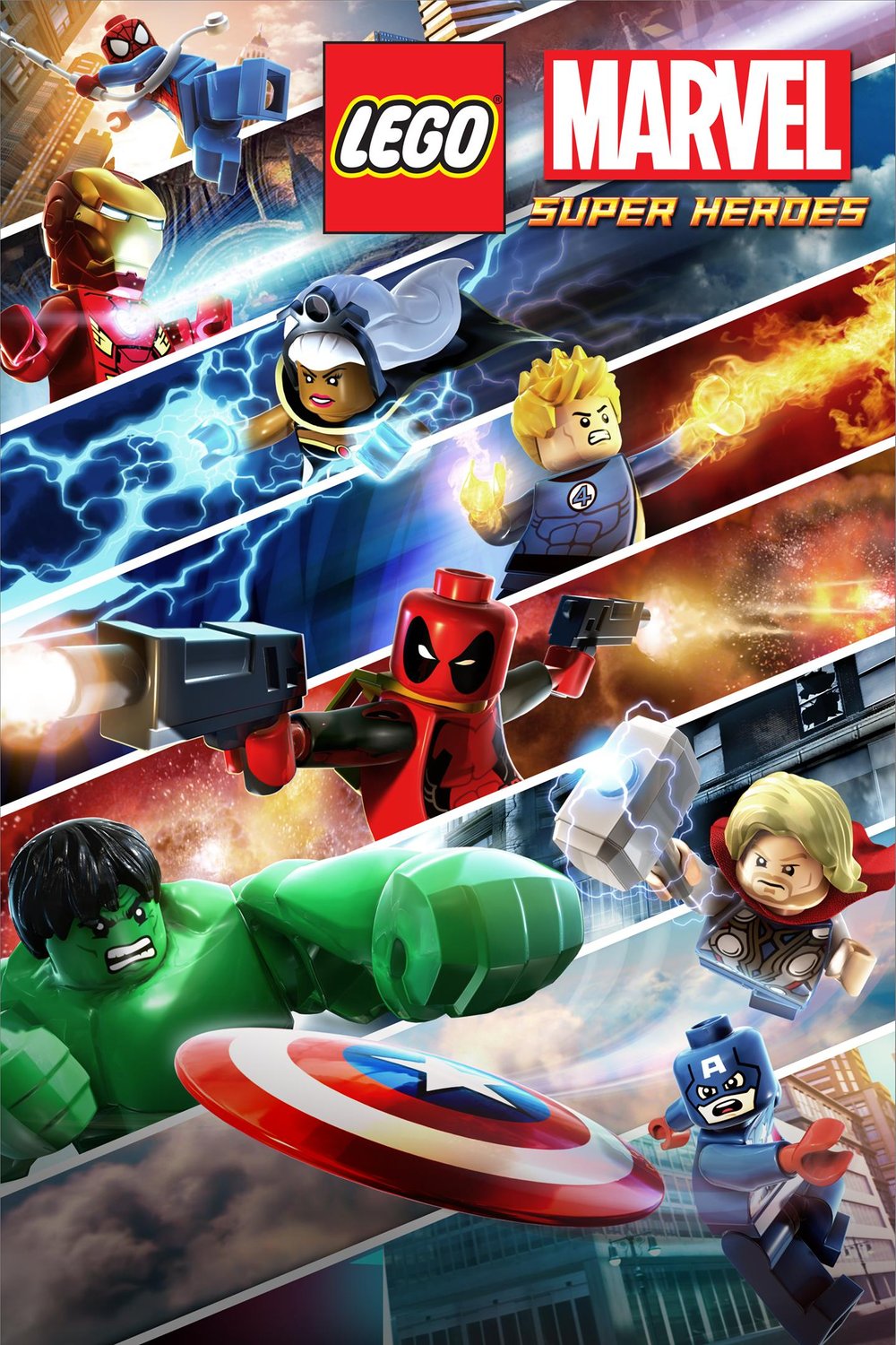 L'affiche du film Lego Marvel Super Heroes: Maximum Overload