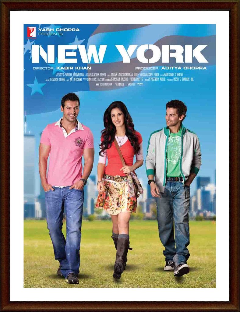 Hindi poster of the movie New York