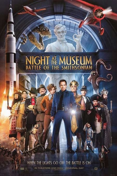 L'affiche du film Une Nuit au musée: La bataille du Smithsonian