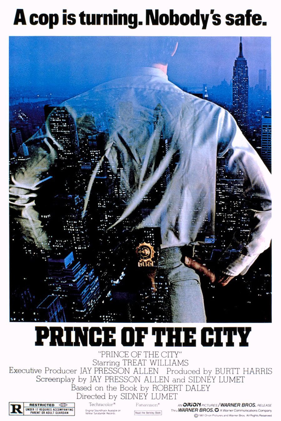 L'affiche du film Prince of the City