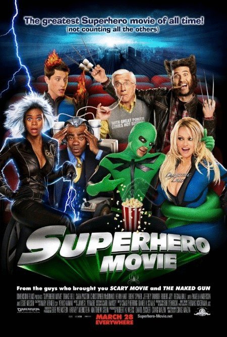 L'affiche du film Superhero Movie