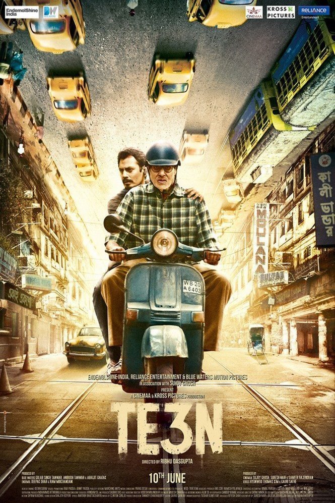 L'affiche originale du film Te3n en Hindi