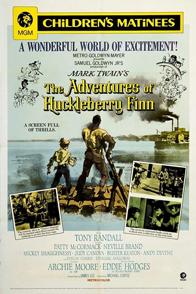 L'affiche du film The Adventures of Huckleberry Finn