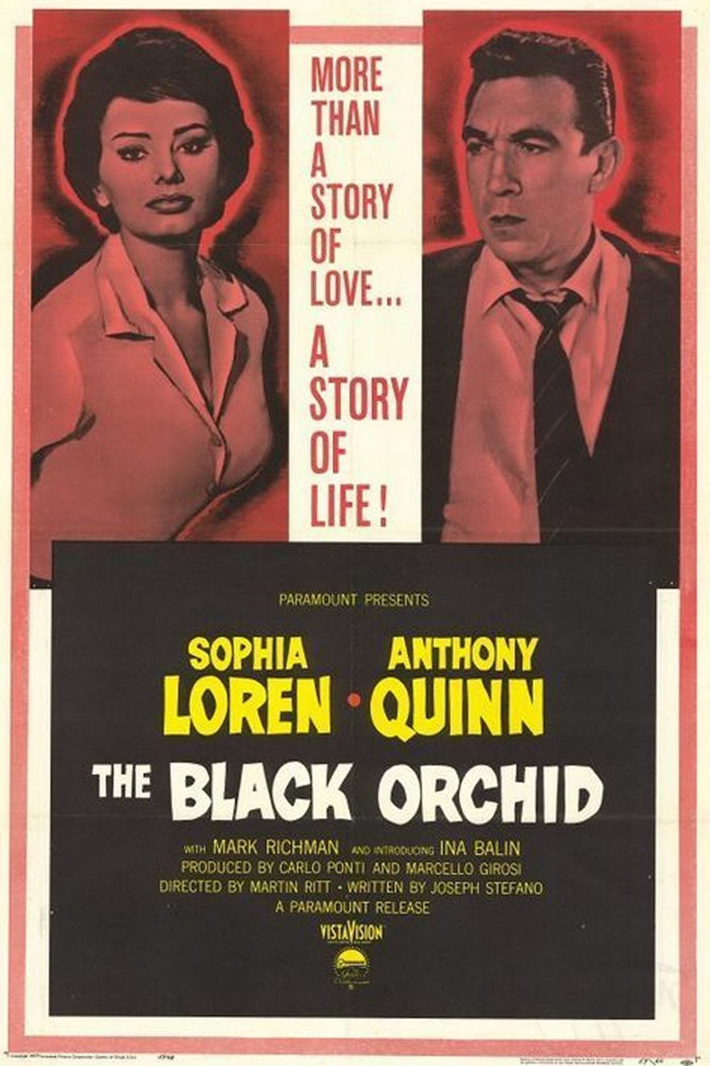 L'affiche du film The Black Orchid