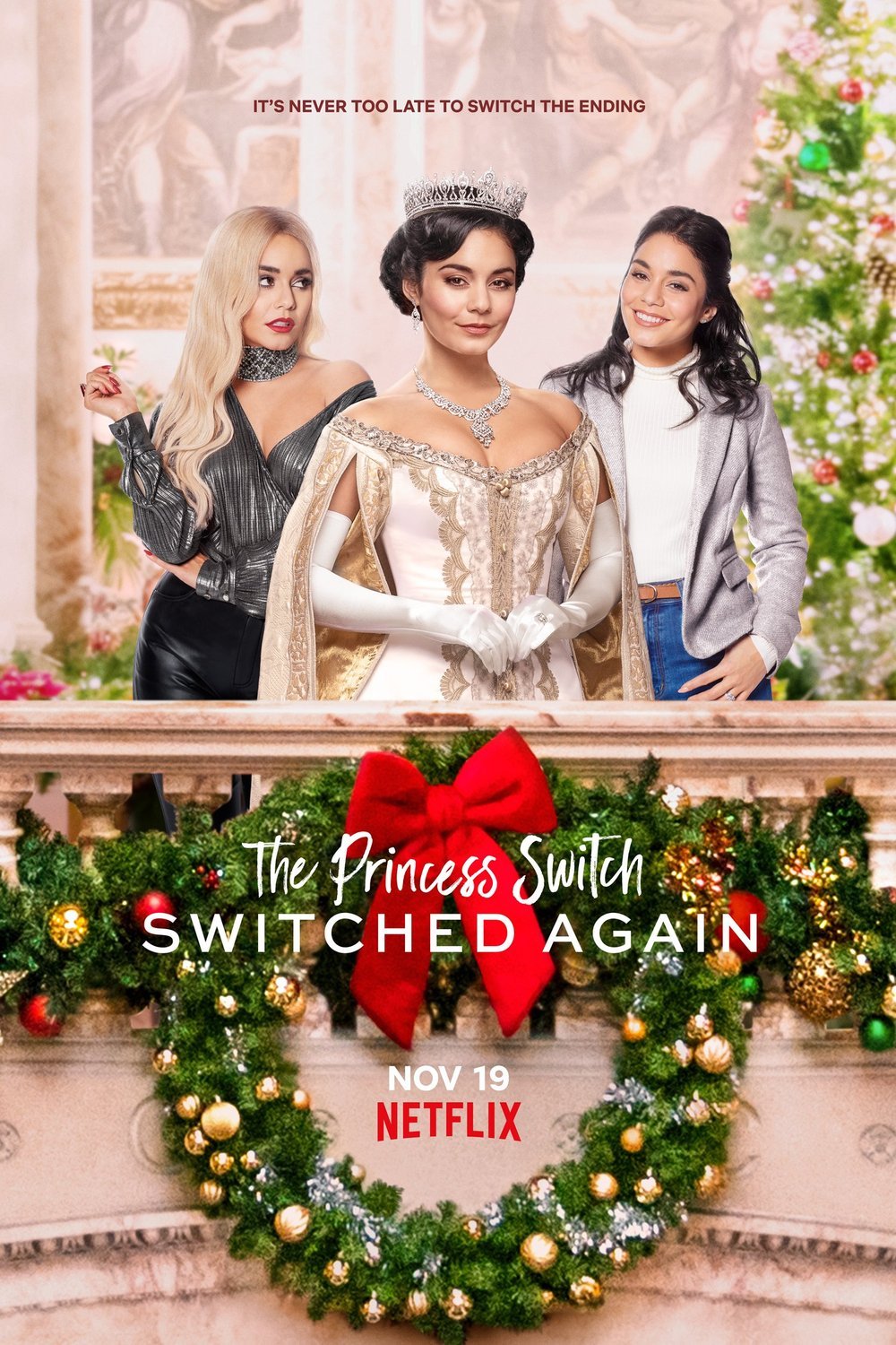 L'affiche du film The Princess Switch: Switched Again