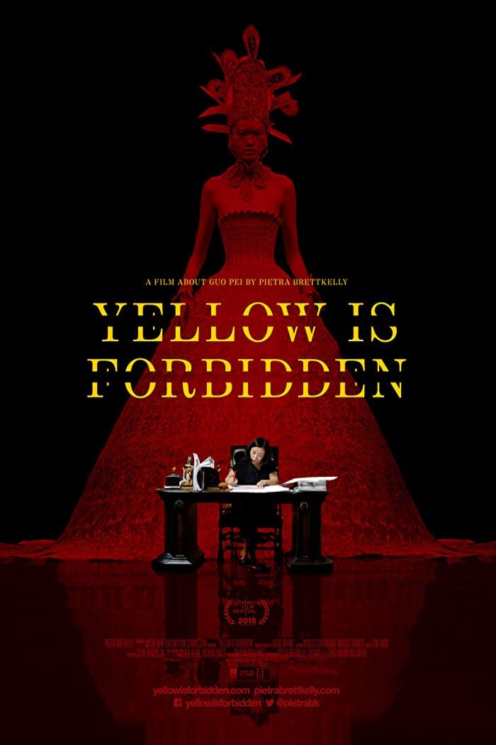 Chinese poster of the movie Yellow is Forbidden
