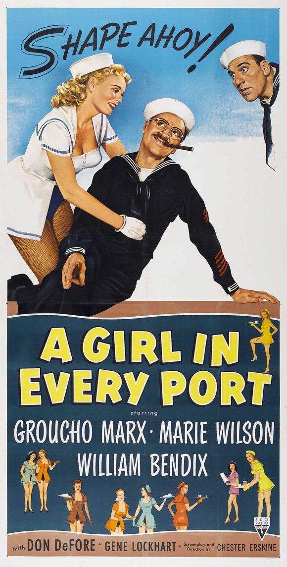 L'affiche du film A Girl in Every Port