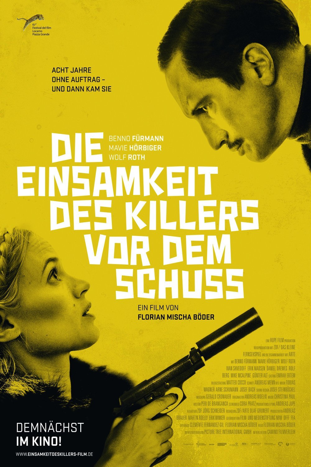 L'affiche originale du film Die Einsamkeit des Killers vor dem Schuss en allemand
