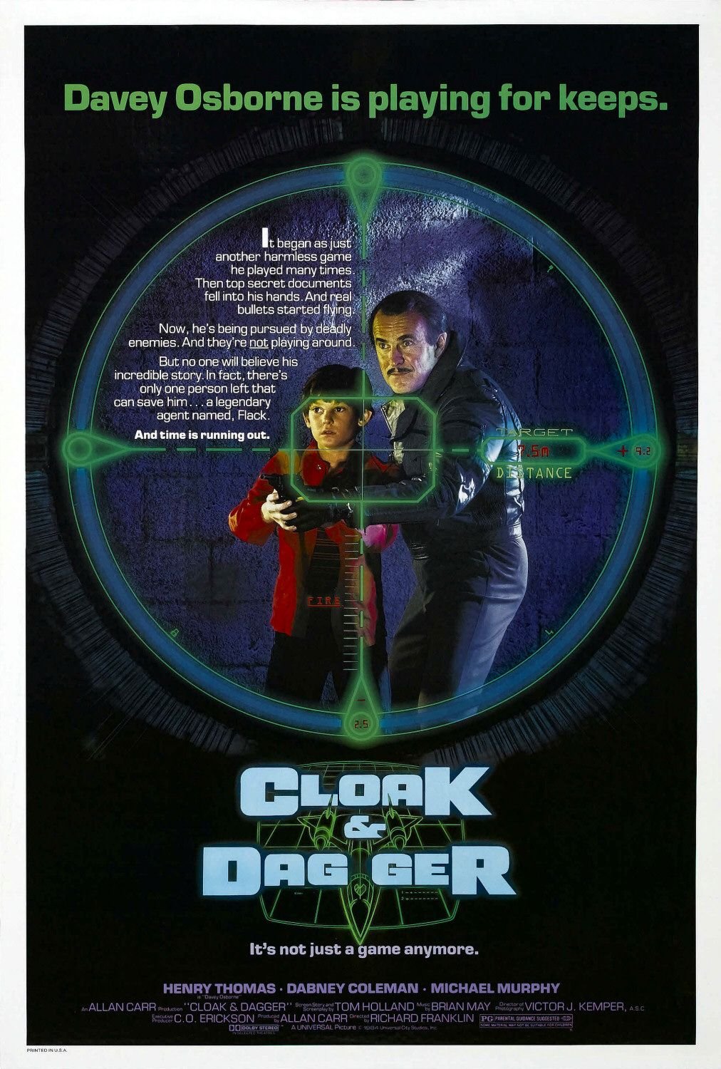 L'affiche du film Cloak & Dagger