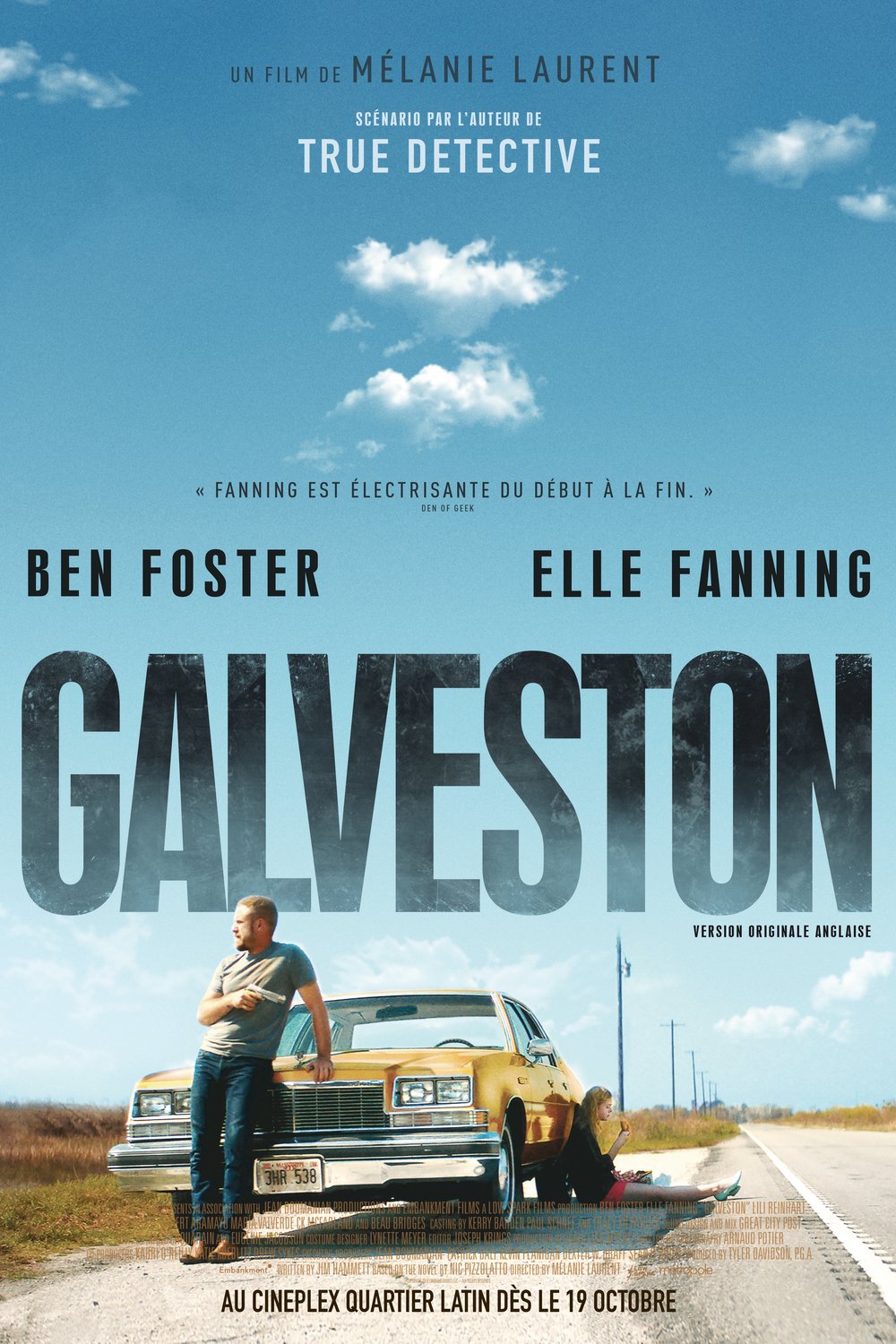 L'affiche du film Galveston