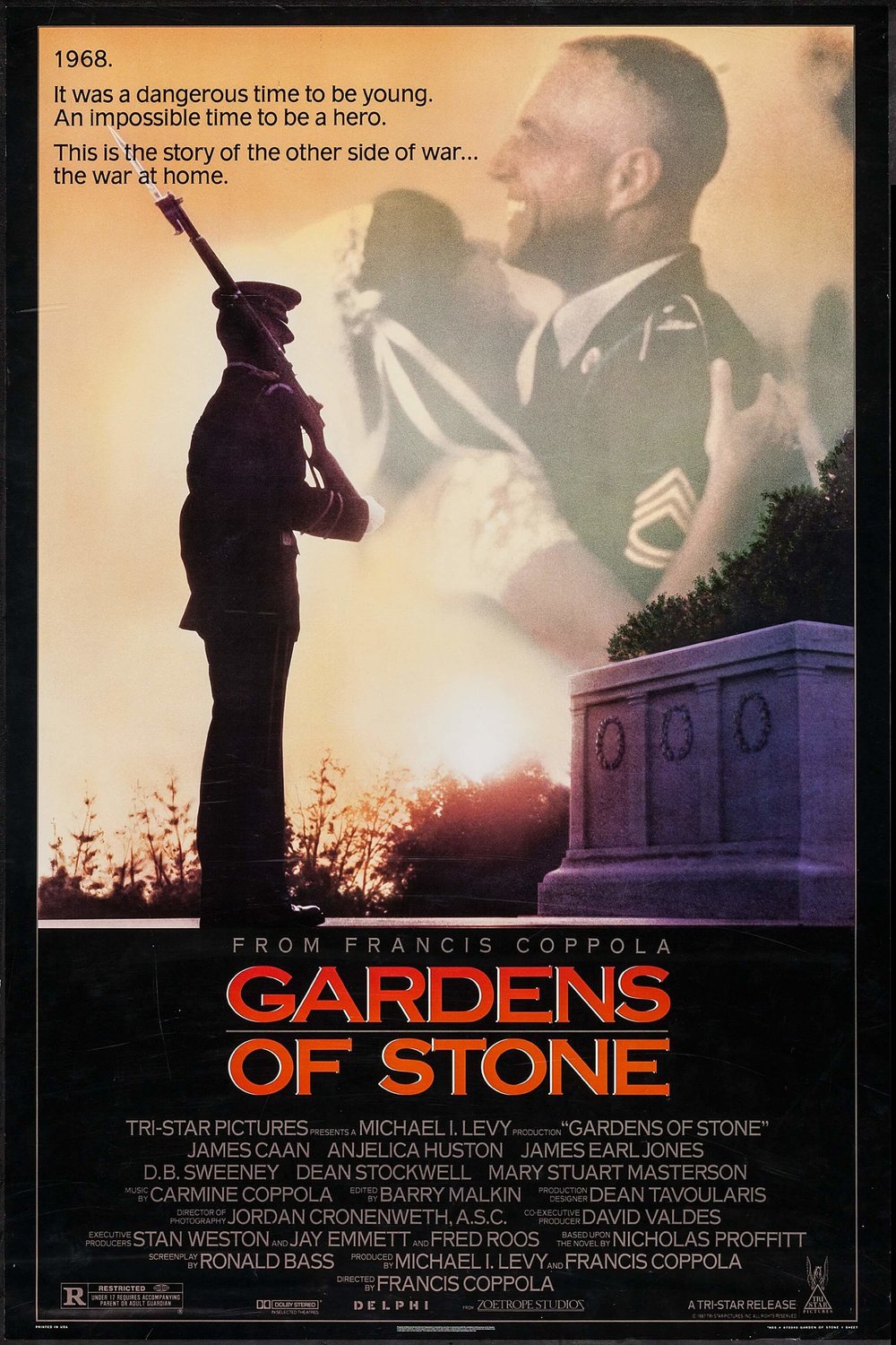 L'affiche du film Gardens of Stone