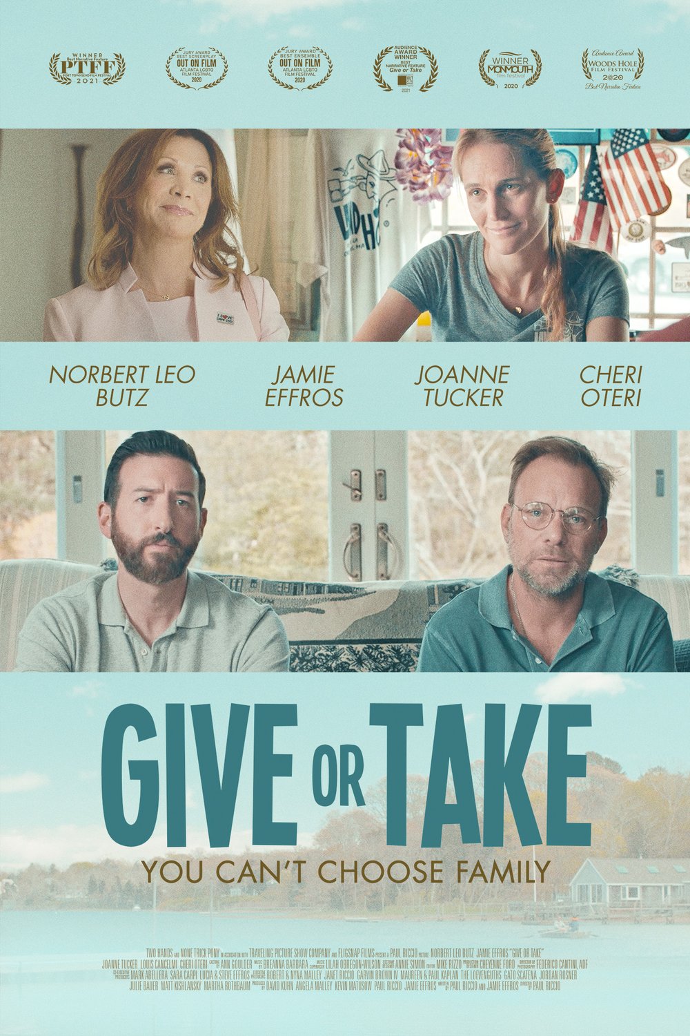 L'affiche du film Give or Take