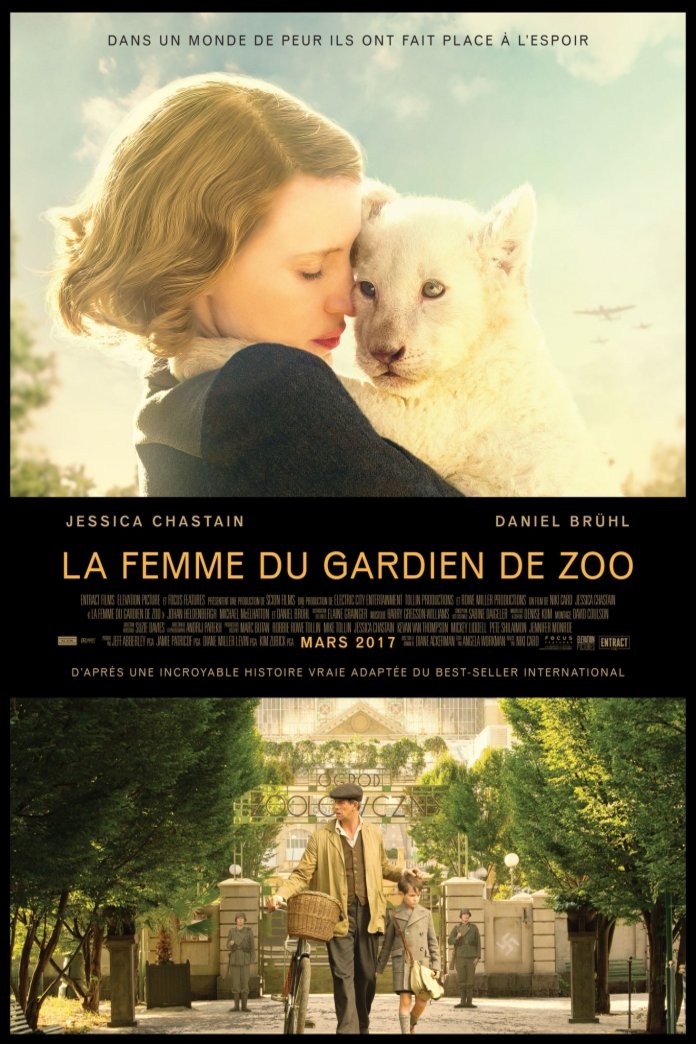 L'affiche du film La Femme du gardien de zoo