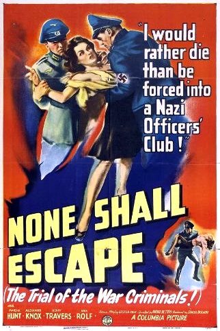 L'affiche du film None Shall Escape