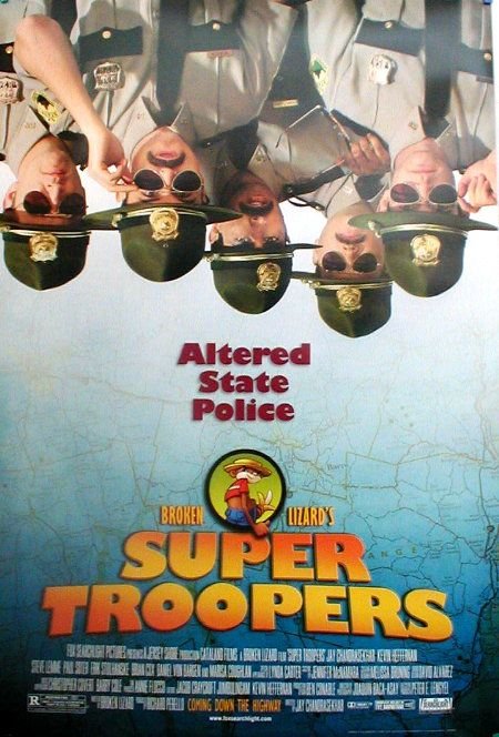 L'affiche du film Super Troopers