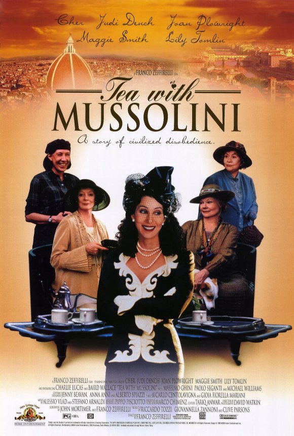 L'affiche du film Thé Avec Mussolini