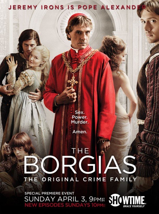 L'affiche du film The Borgias