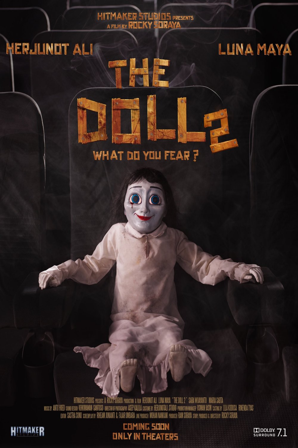 L'affiche originale du film The Doll 2 en Indonésien