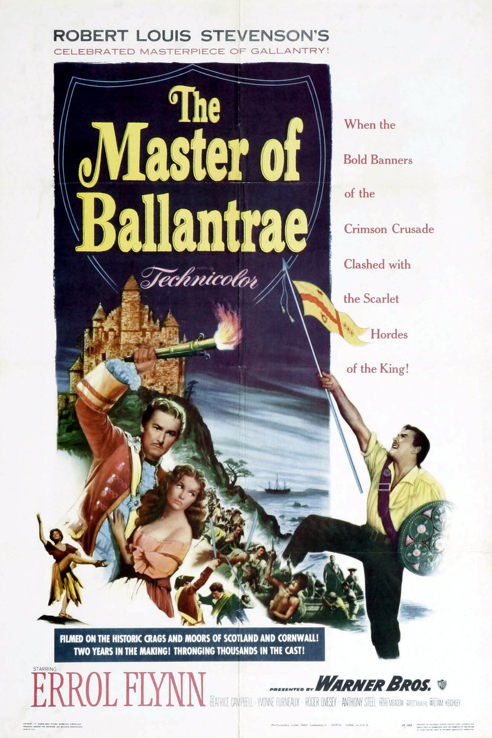 L'affiche du film The Master of Ballantrae