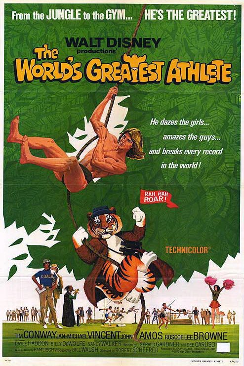 L'affiche du film The World's Greatest Athlete