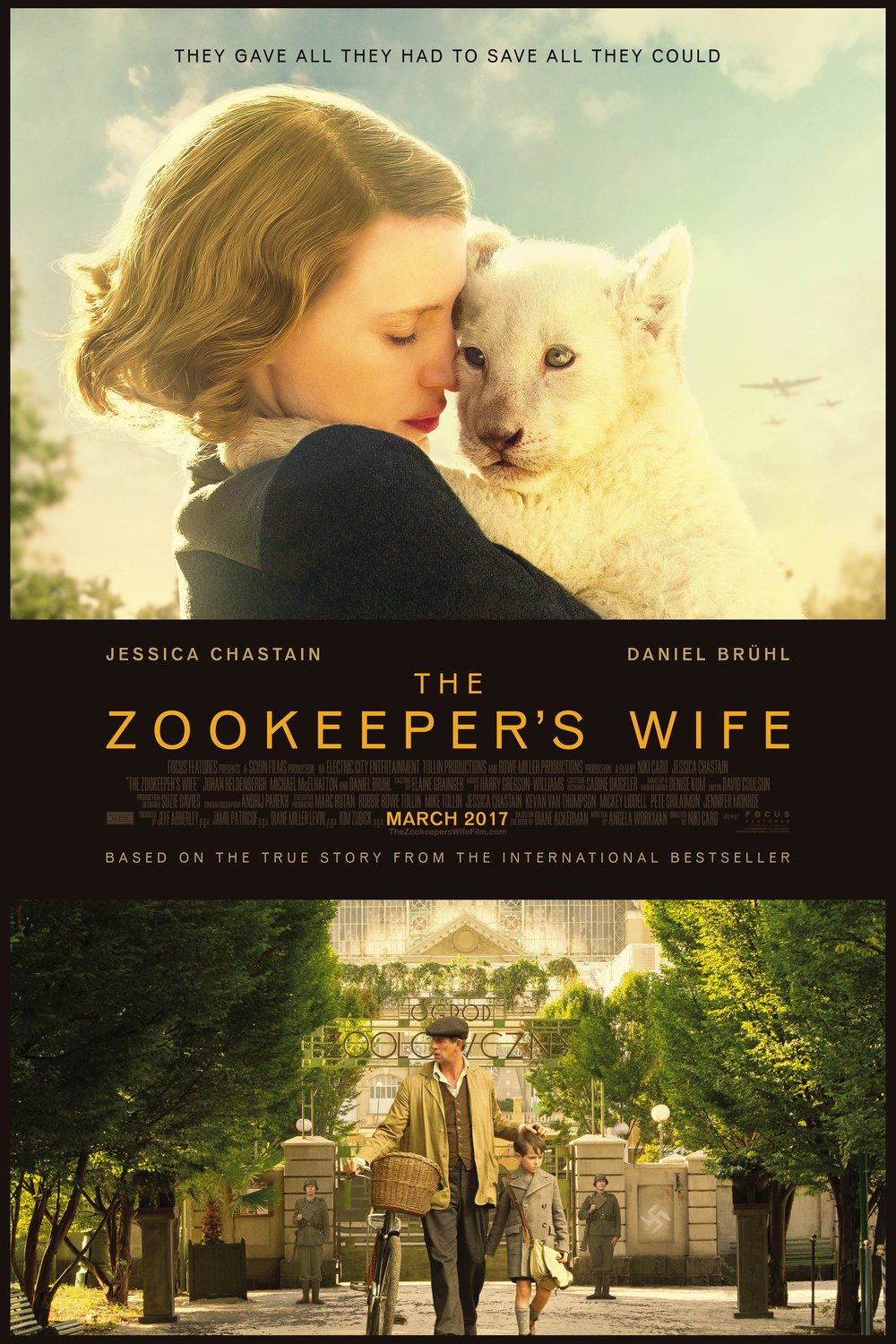 L'affiche du film The Zookeeper's Wife