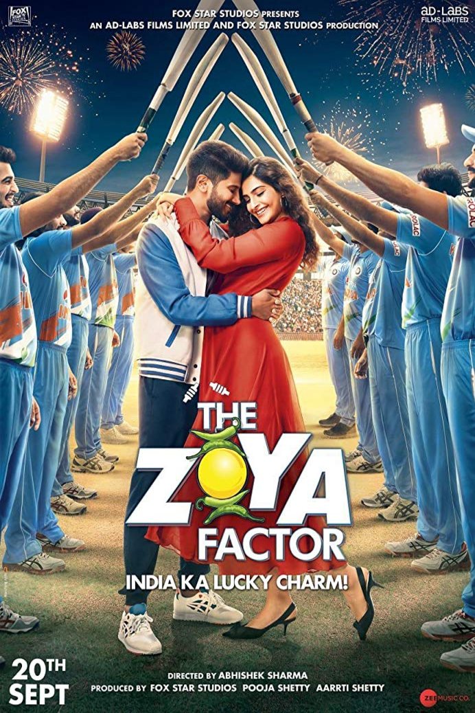 L'affiche originale du film The Zoya Factor en Hindi