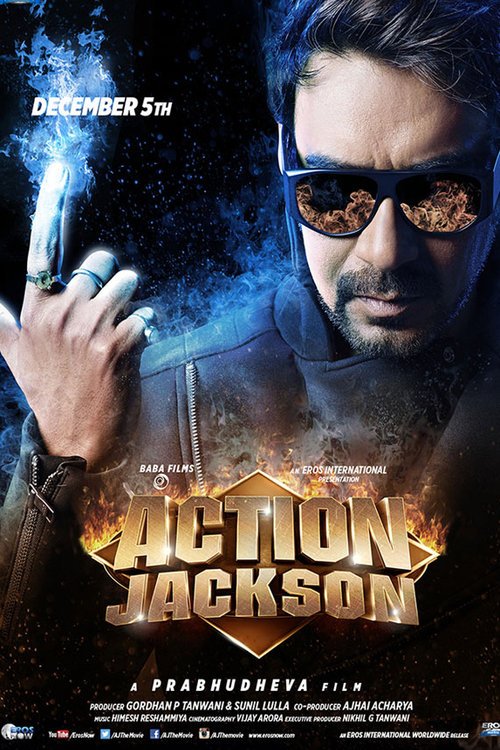 L'affiche originale du film Action Jackson en Hindi