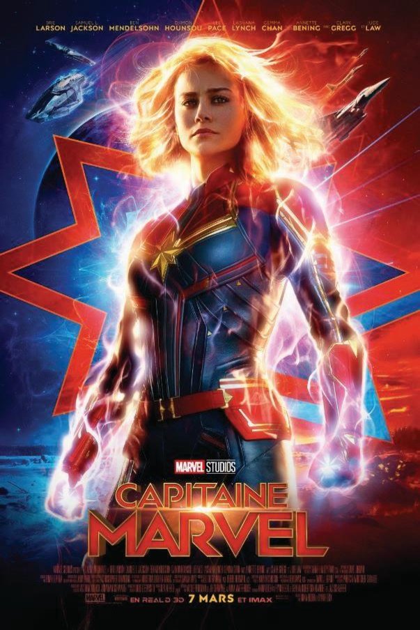 L'affiche du film Capitaine Marvel v.f.