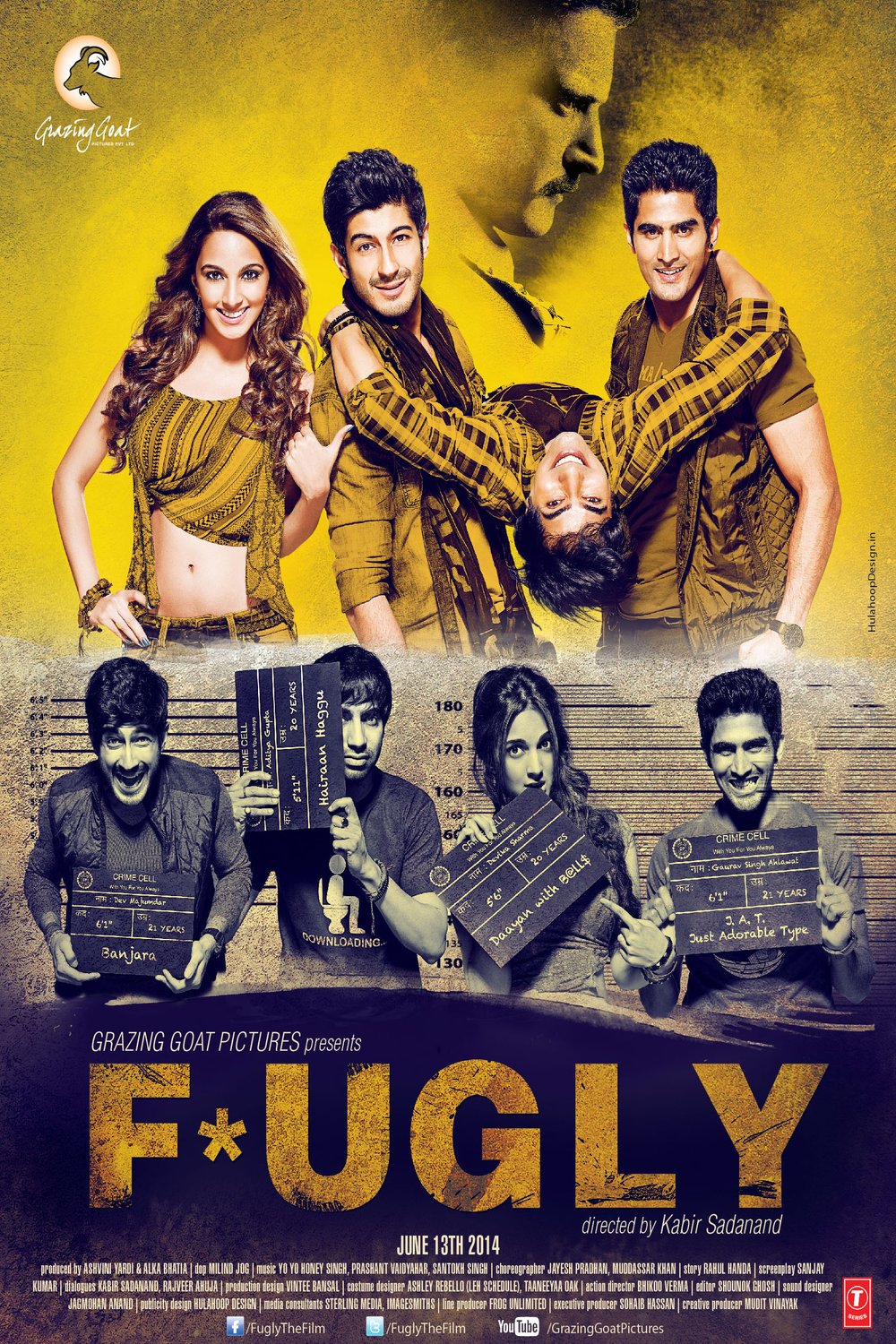 L'affiche originale du film Fugly en Hindi