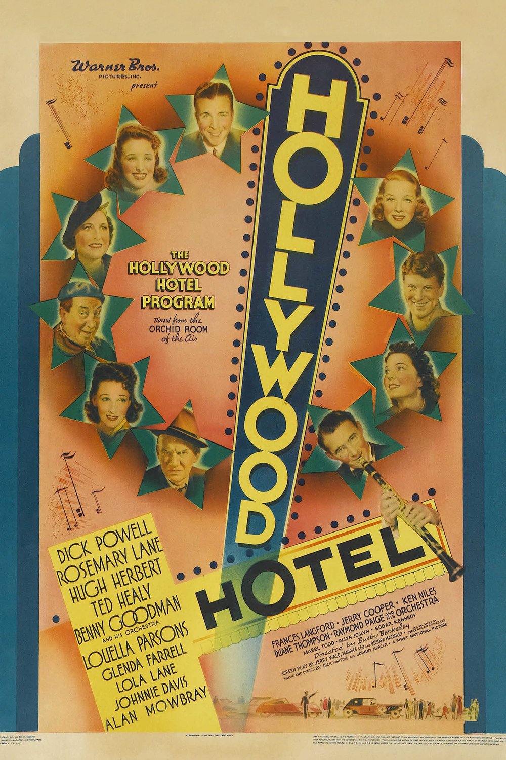 L'affiche du film Hollywood Hotel