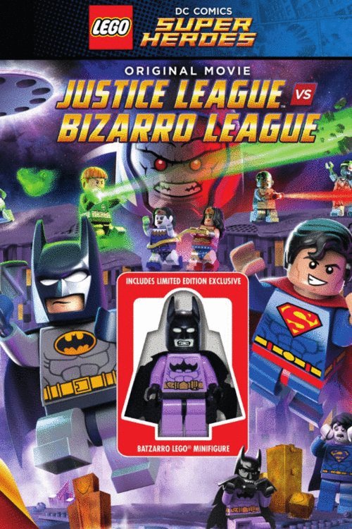 L'affiche du film Lego DC Comics Super Heroes: Justice League vs. Bizarro League