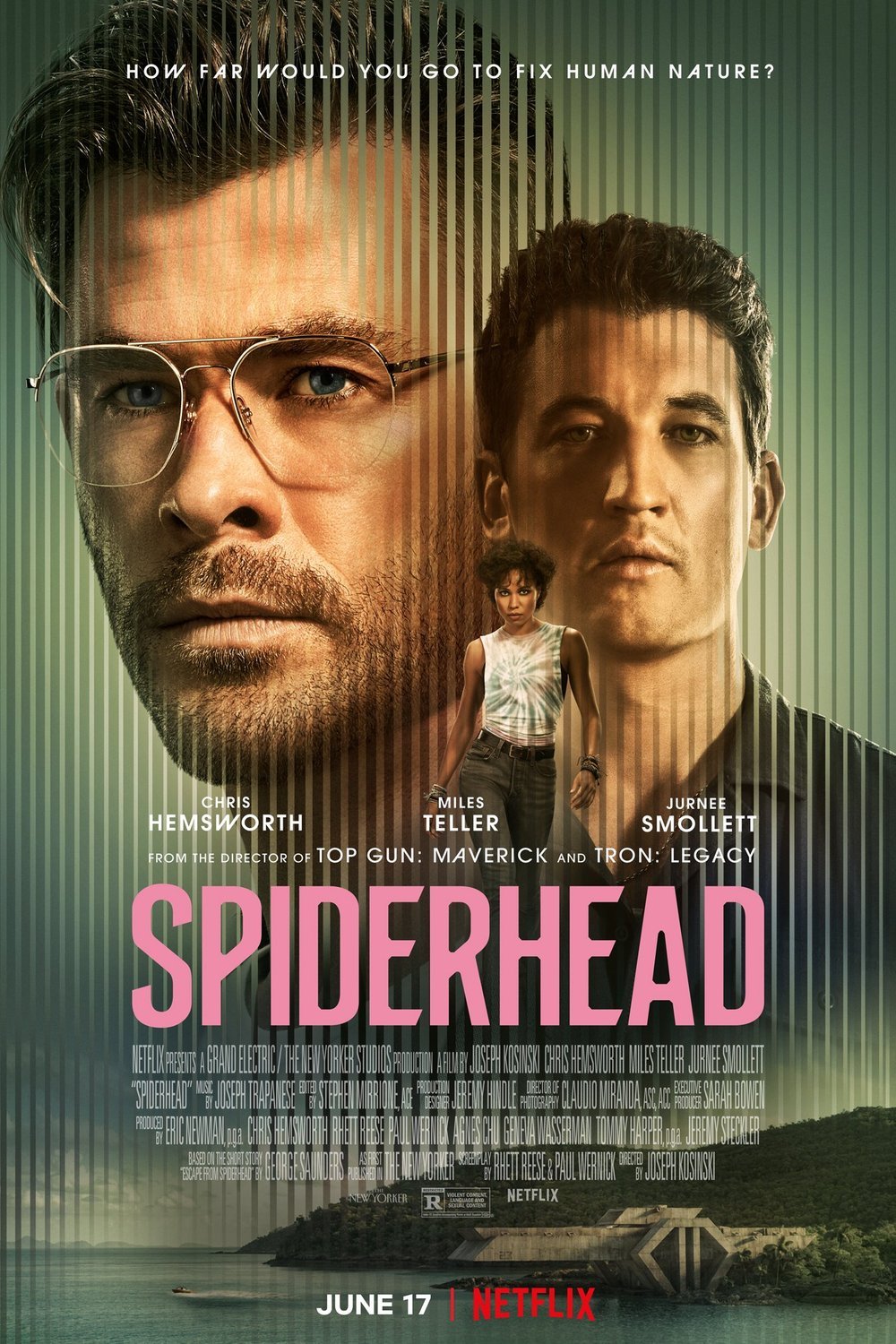 L'affiche du film Spiderhead