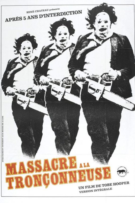 L'affiche du film Massacre à la tronçonneuse
