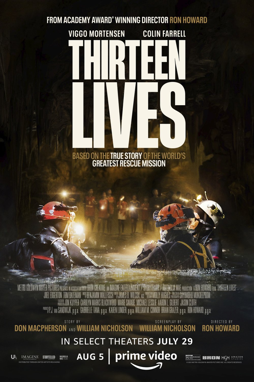 L'affiche du film Thirteen Lives
