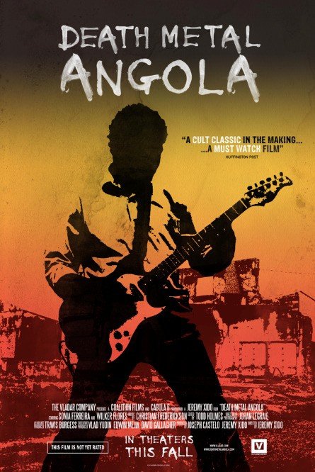 L'affiche originale du film Death Metal Angola en portugais
